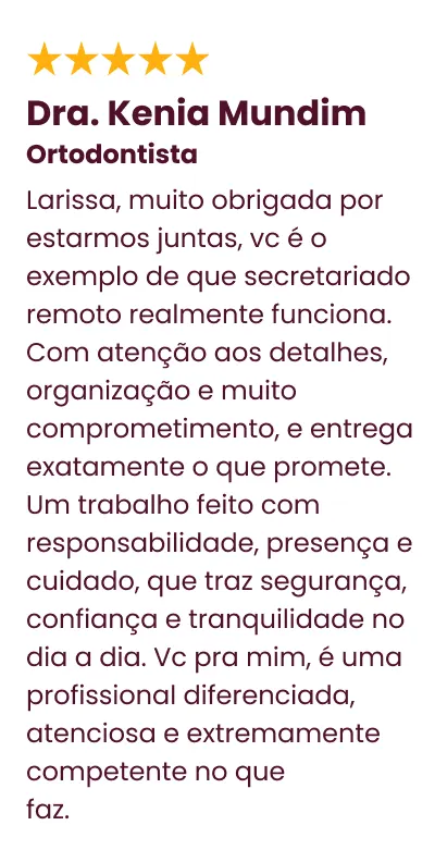 Secretariado remoto estratégico da Vital